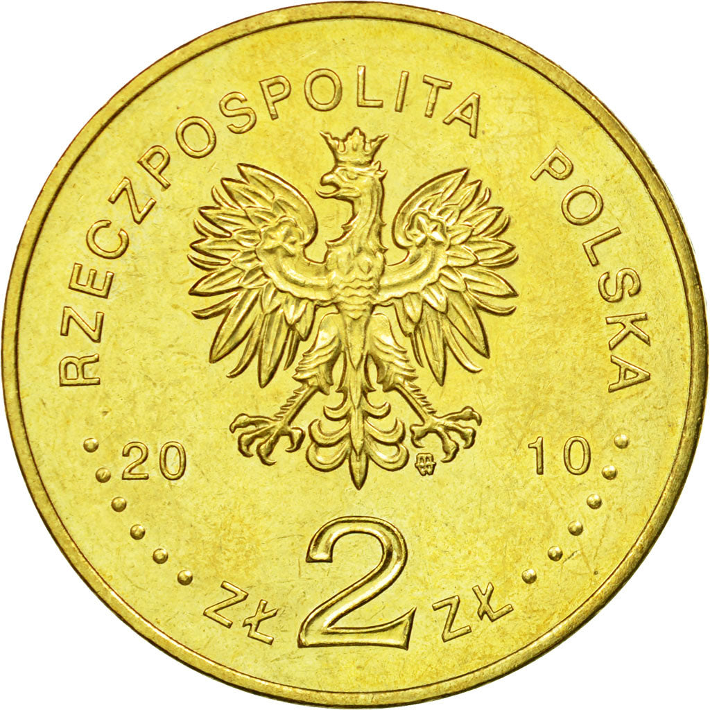 Moneta, Polonia, 2 Zlote, 2010, Warsaw, BB, Ottone, KM:730