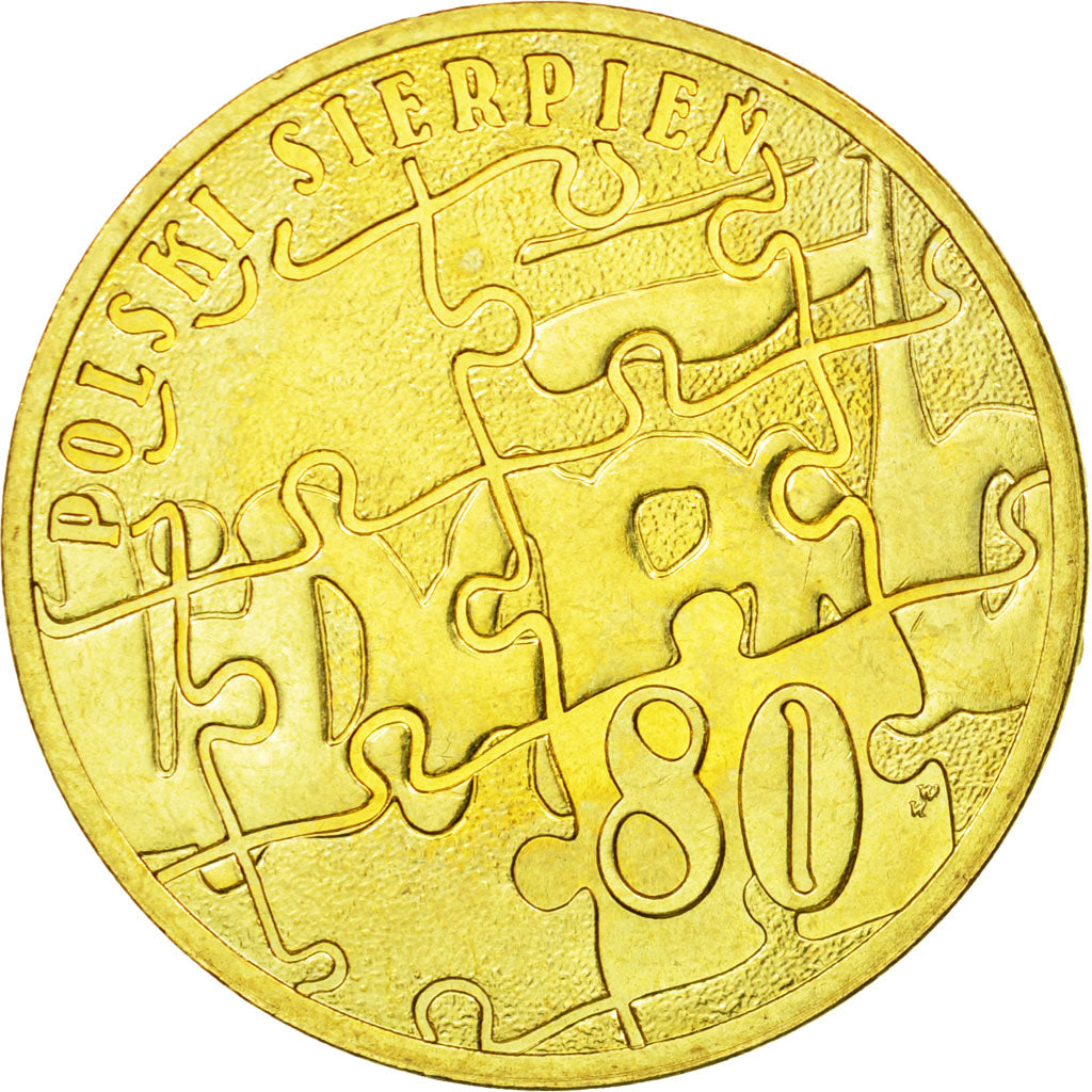 Coin, Poland, 2 Zlote, 2010, Warsaw, EF(40-45), Brass, KM:737