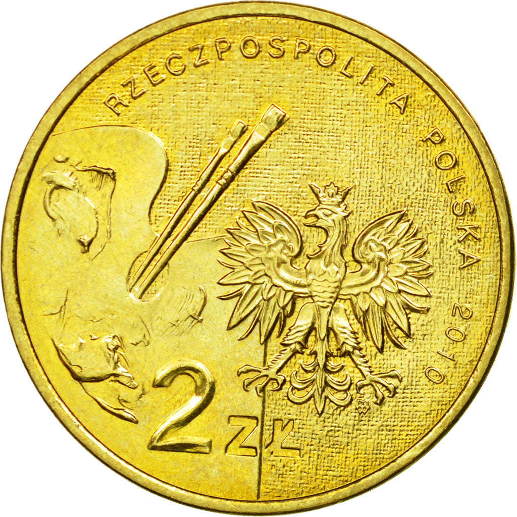 Moneta, Polonia, 2 Zlote, 2010, Warsaw, BB, Ottone, KM:746