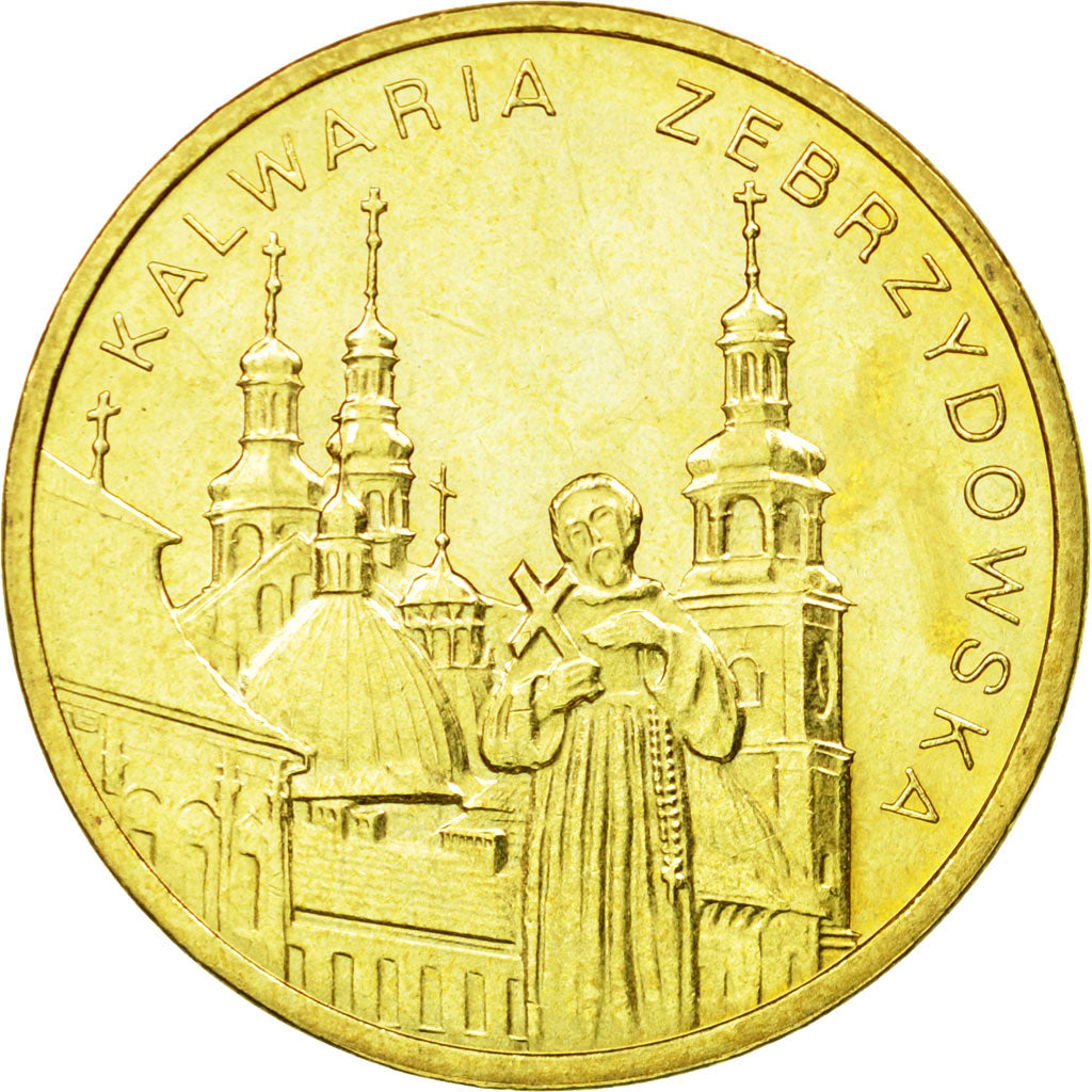 Coin, Poland, 2 Zlote, 2010, Warsaw, EF(40-45), Brass, KM:749