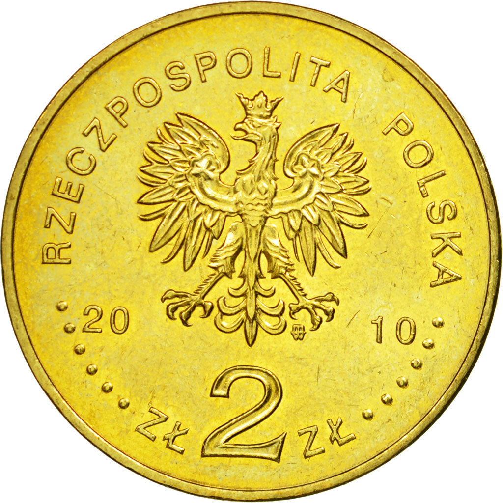 Moneta, Polonia, 2 Zlote, 2010, Warsaw, BB, Ottone, KM:727
