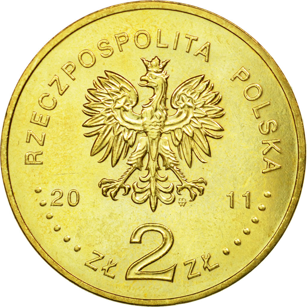 Monnaie, Pologne, 2 Zlote, 2011, Warsaw, SUP, Laiton, KM:767
