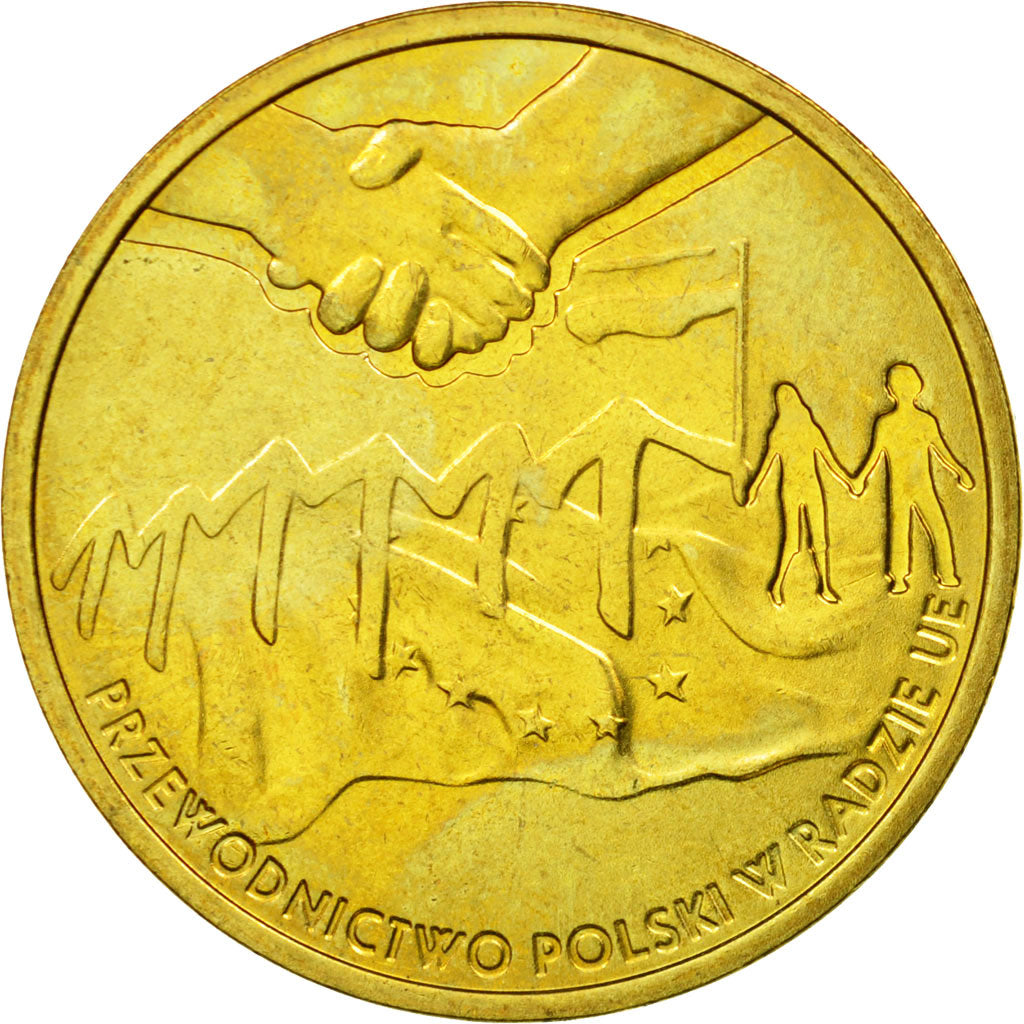 Coin, Poland, 2 Zlote, 2011, Warsaw, AU(55-58), Brass, KM:777