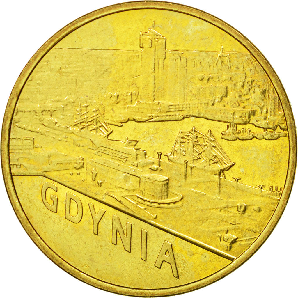 Coin, Poland, 2 Zlote, 2011, Warsaw, AU(55-58), Brass, KM:783