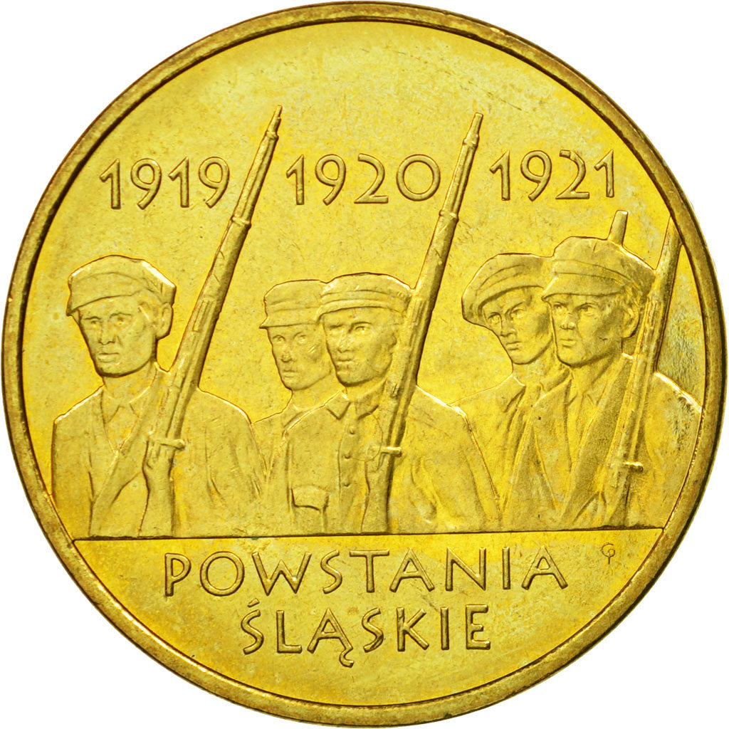 Coin, Poland, 2 Zlote, 2011, Warsaw, AU(55-58), Brass, KM:792