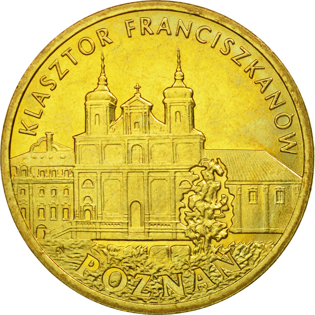 Coin, Poland, 2 Zlote, 2011, Warsaw, AU(55-58), Brass, KM:794