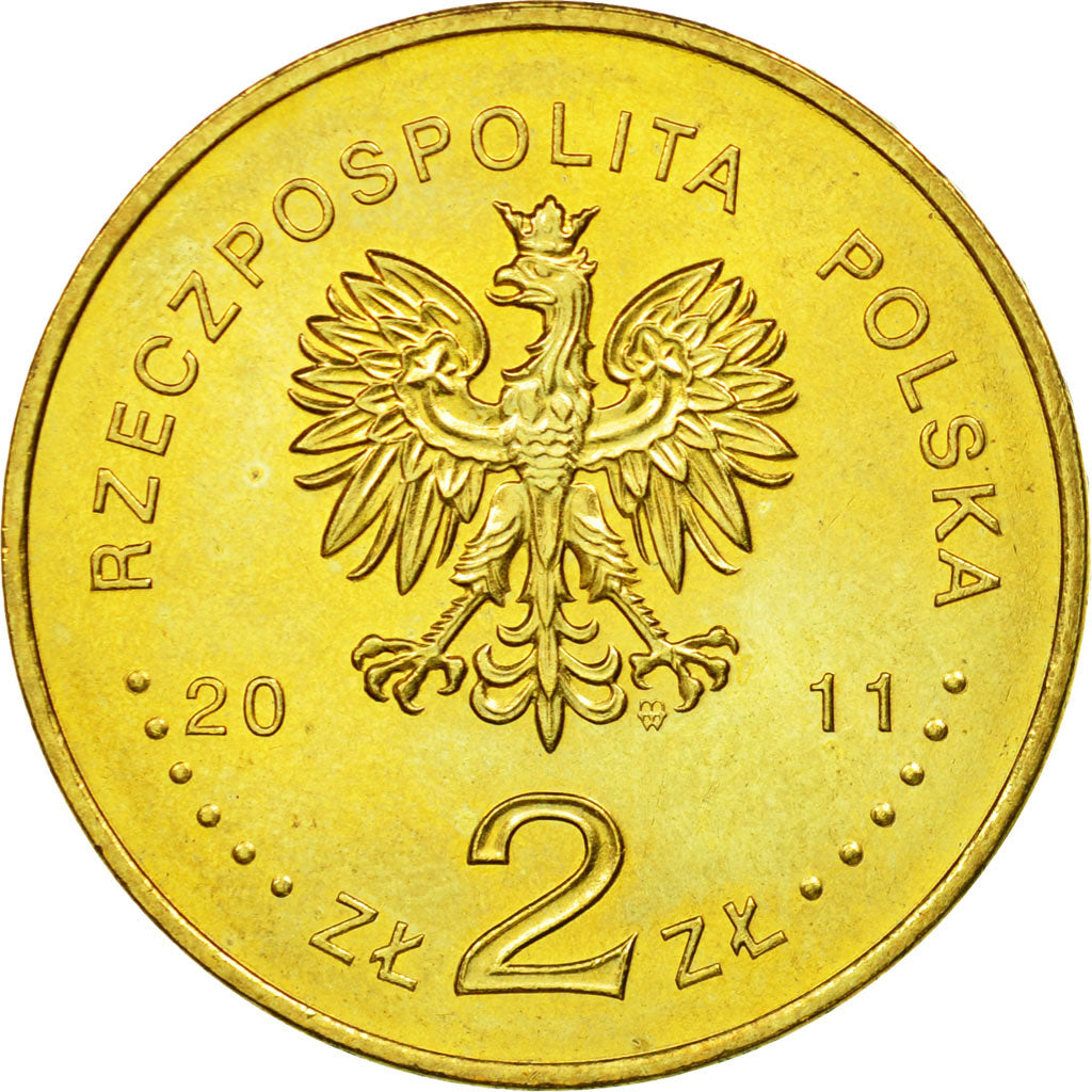 Moneta, Polonia, 2 Zlote, 2011, Warsaw, BB, Ottone, KM:795