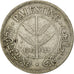 PALESTINE, 50 Mils, 1942, KM #6, VF(30-35), Silver, 23.5, 5.74