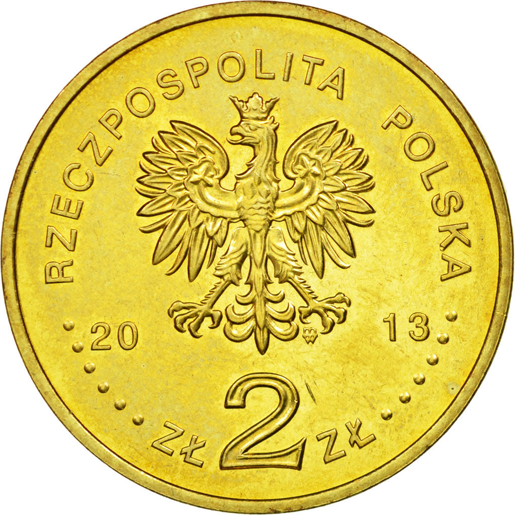 Münze, Polen, 2 Zlotych, 2013, Warsaw, VZ, Copper-Aluminum-Nickel, KM:876