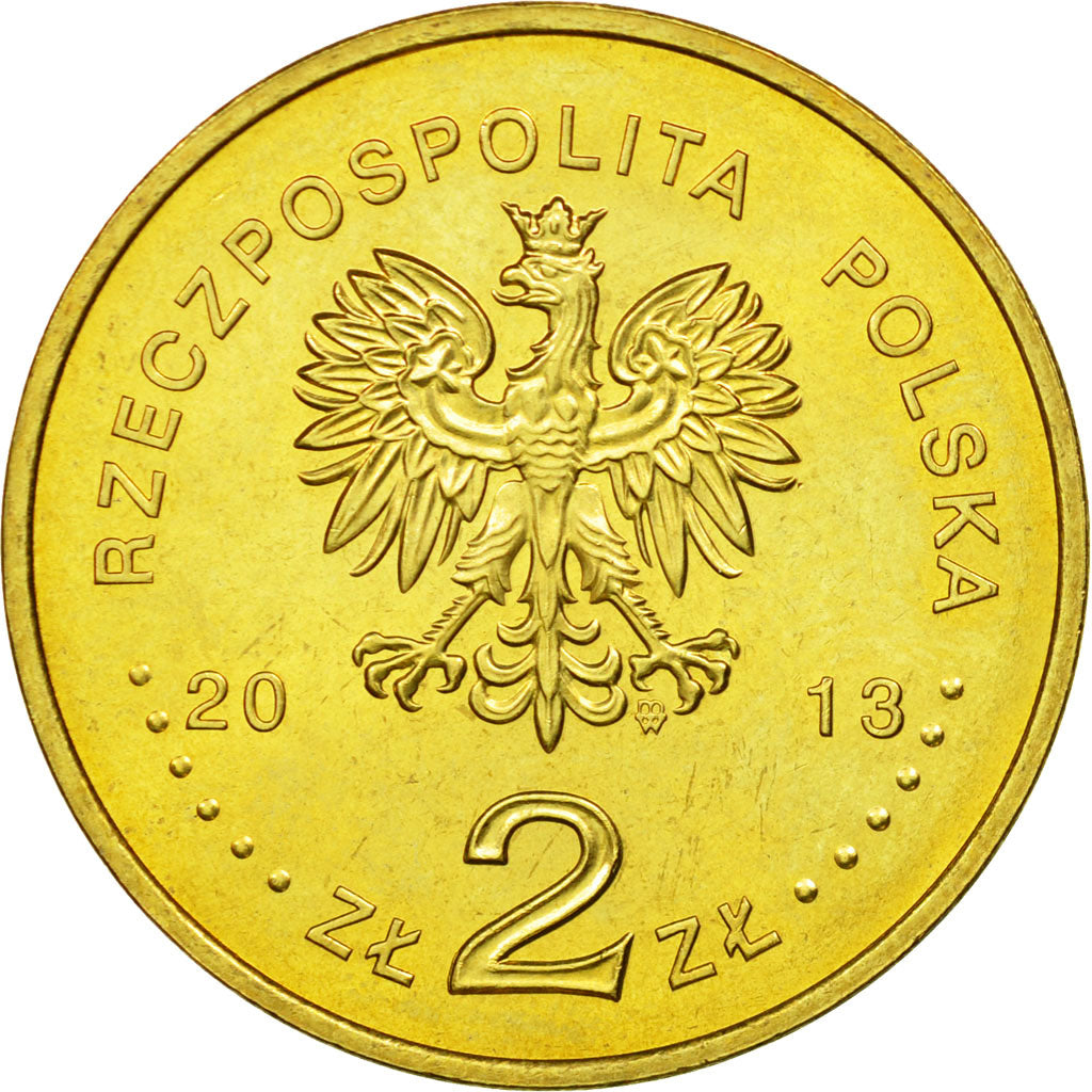 Moneda, Polonia, 2 Zlotych, 2013, Warsaw, EBC, Cobre - aluminio - níquel