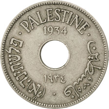 Coin, Palestine, 10 Mils, 1934, EF(40-45), Copper-nickel, KM:4