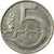 Moneda, República Checa, 5 Korun, 2006, MBC, Níquel chapado en acero, KM:8