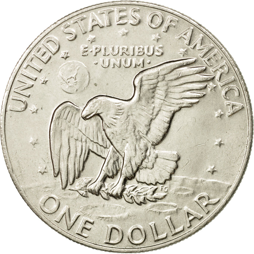 Coin, United States, Eisenhower Dollar, Dollar, 1977, U.S. Mint, Philadelphia