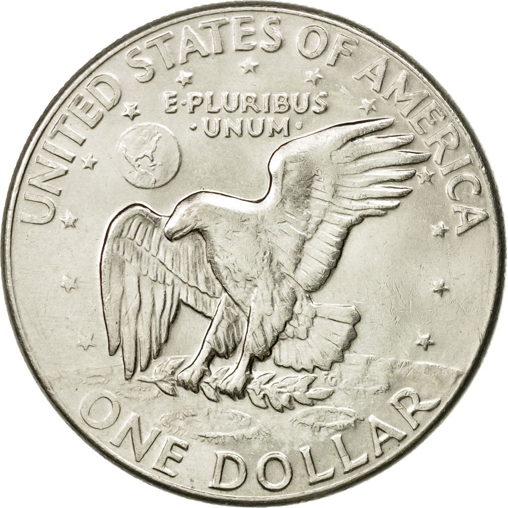 Coin, United States, Eisenhower Dollar, Dollar, 1974, U.S. Mint, Denver