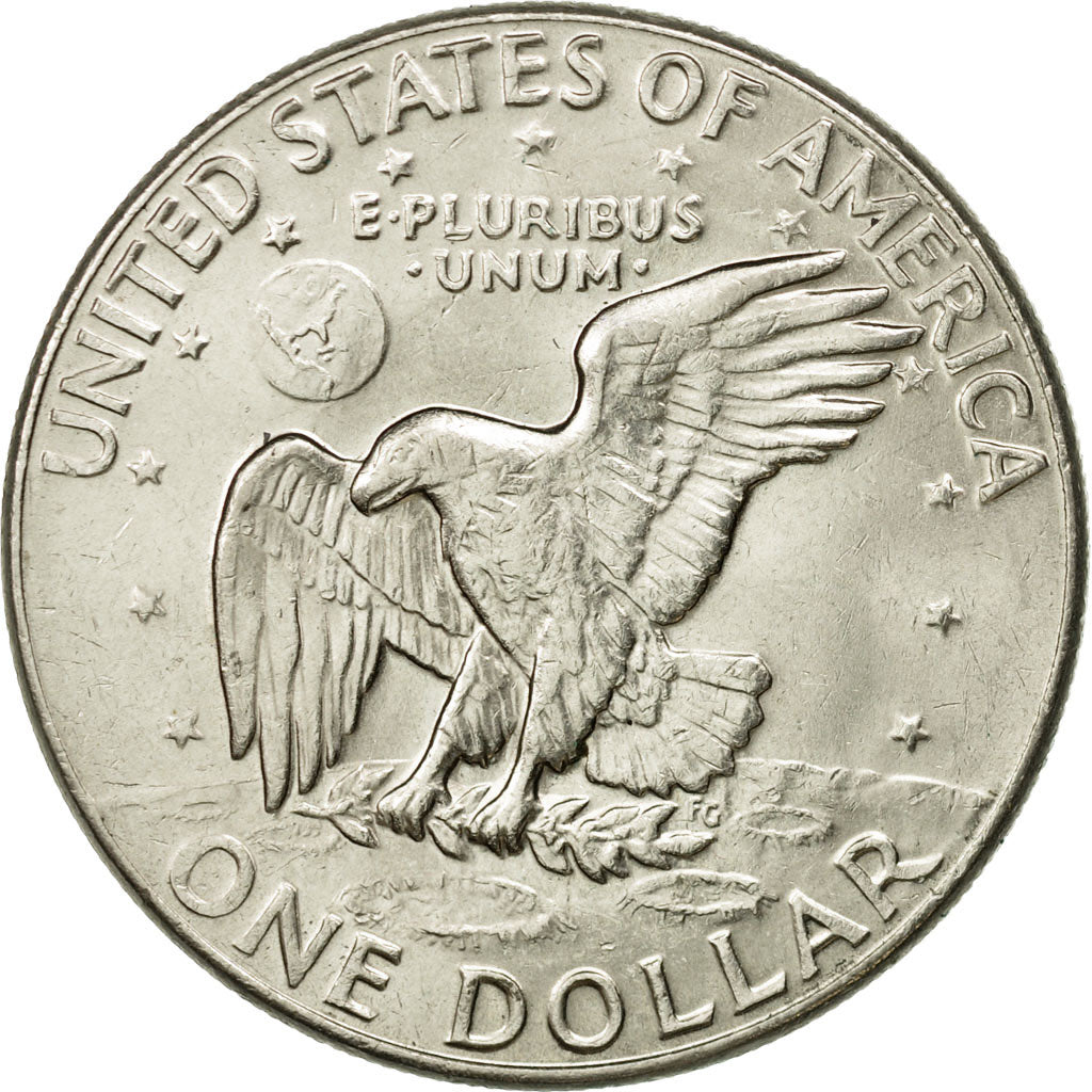 Coin, United States, Eisenhower Dollar, Dollar, 1974, U.S. Mint, Denver