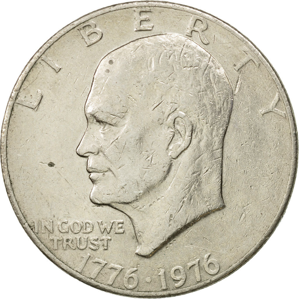 Coin, United States, Eisenhower Dollar, Dollar, 1976, U.S. Mint, Philadelphia