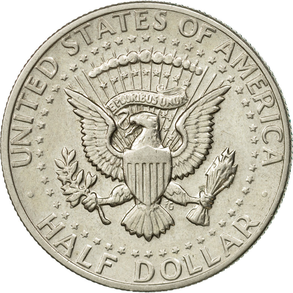 Coin, United States, Kennedy Half Dollar, Half Dollar, 1974, U.S. Mint