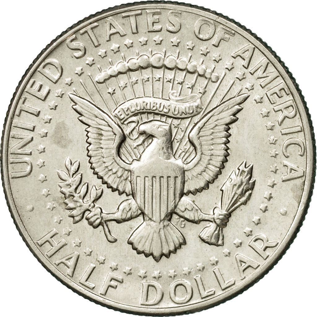 Coin, United States, Kennedy Half Dollar, Half Dollar, 1974, U.S. Mint, Denver