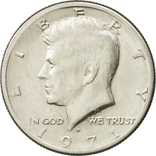 Coin, United States, Kennedy Half Dollar, Half Dollar, 1971, U.S. Mint, Denver