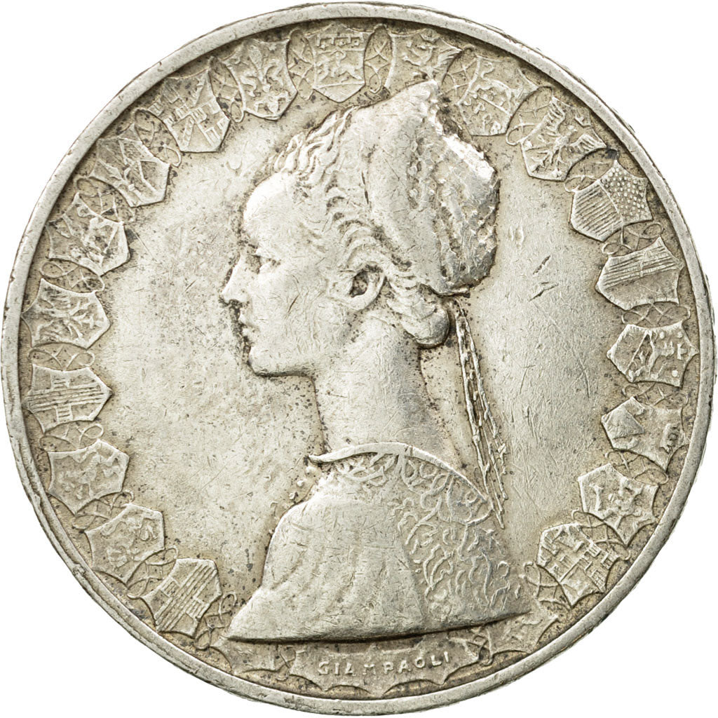 Coin, Italy, 500 Lire, 1958, Rome, EF(40-45), Silver, KM:98