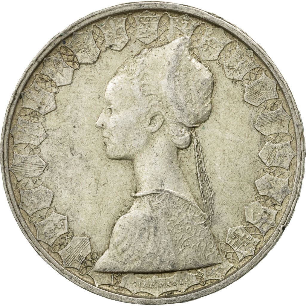 Coin, Italy, 500 Lire, 1960, Rome, EF(40-45), Silver, KM:98