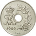 Monnaie, Danemark, Frederik IX, 25 Öre, 1969, Copenhagen, SUP, Copper-nickel