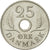 Coin, Denmark, Frederik IX, 25 Öre, 1969, Copenhagen, AU(55-58), Copper-nickel