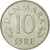Coin, Denmark, Margrethe II, 10 Öre, 1973, Copenhagen, AU(55-58)