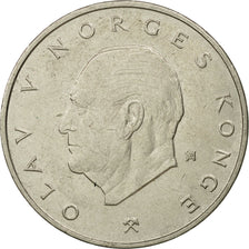 Moneta, Norvegia, Olav V, 5 Kroner, 1974, SPL-, Rame-nichel, KM:420