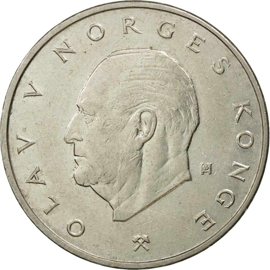 Monnaie, Norvège, Olav V, 5 Kroner, 1975, SUP, Copper-nickel, KM:420