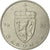 Moneda, Noruega, Olav V, 5 Kroner, 1975, EBC, Cobre - níquel, KM:420
