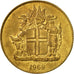 Coin, Iceland, Krona, 1969, EF(40-45), Nickel-brass, KM:12a