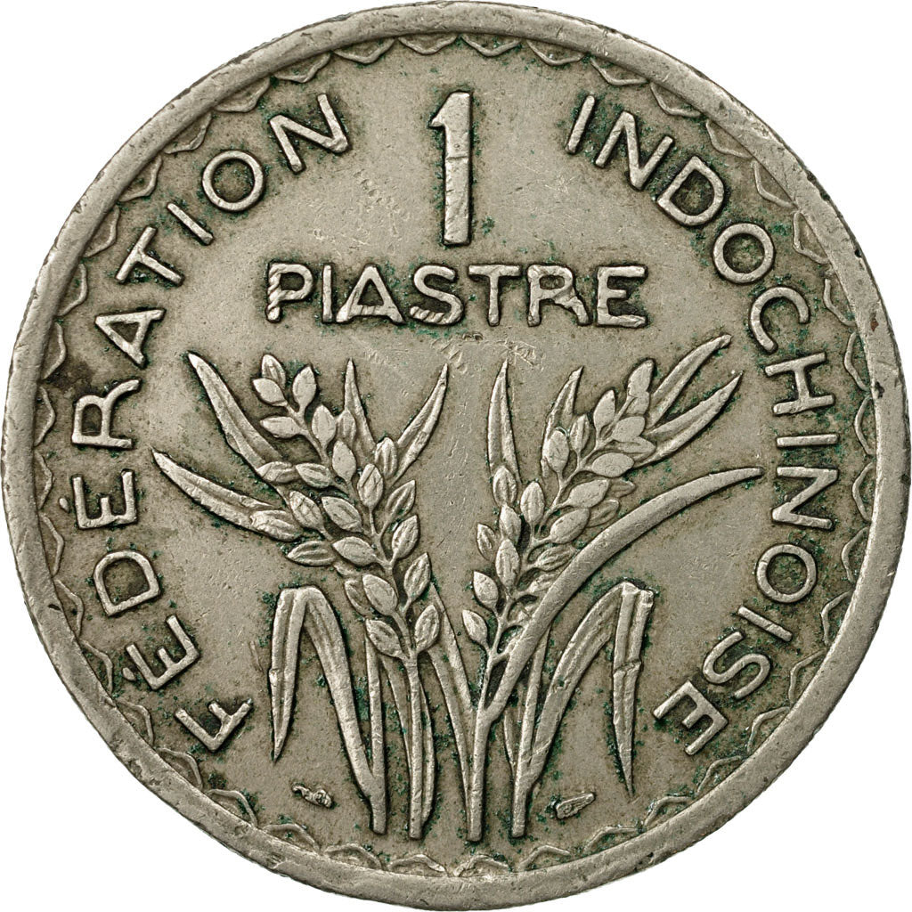 Münze, FRENCH INDO-CHINA, Piastre, 1947, Paris, SS, Copper-nickel, KM:32.1