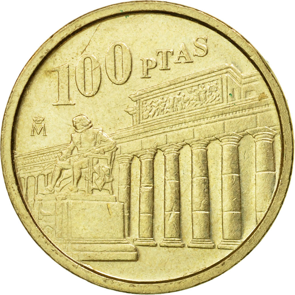 Moneda, España, Juan Carlos I, 100 Pesetas, 1994, Madrid, EBC, Aluminio -