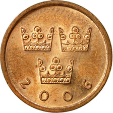 Coin, Sweden, Carl XVI Gustaf, 50 Öre, 2006, EF(40-45), Bronze, KM:878