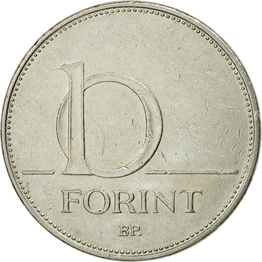 Coin, Hungary, 10 Forint, 2006, EF(40-45), Copper-nickel, KM:695