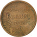 PALESTINE, Mil, 1927, KM #1, VF(30-35), Bronze, 21, 3.16