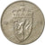 Coin, Norway, Olav V, 50 Öre, 1974, EF(40-45), Copper-nickel, KM:418