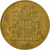 Coin, Iceland, 2 Kronur, 1958, EF(40-45), Nickel-brass, KM:13a.1