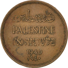 Moneta, Palestina, Mil, 1940, BB, Bronzo, KM:1