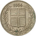 Coin, Iceland, 25 Aurar, 1954, EF(40-45), Copper-nickel, KM:11