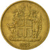 Coin, Iceland, Krona, 1957, EF(40-45), Nickel-brass, KM:12a