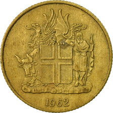 Coin, Iceland, Krona, 1962, EF(40-45), Nickel-brass, KM:12a