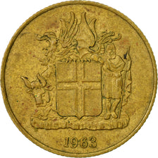 Coin, Iceland, Krona, 1963, EF(40-45), Nickel-brass, KM:12a