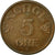 Monnaie, Norvège, Haakon VII, 5 Öre, 1954, TB+, Bronze, KM:400