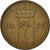 Moneda, Noruega, Haakon VII, 5 Öre, 1957, MBC, Bronce, KM:400