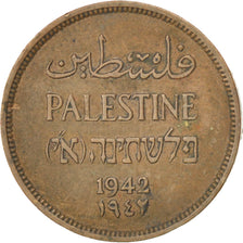 PALESTINE, Mil, 1942, KM #1, EF(40-45), Bronze, 21, 3.24