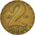 Moneda, Hungría, 2 Forint, 1972, MBC, Latón, KM:591