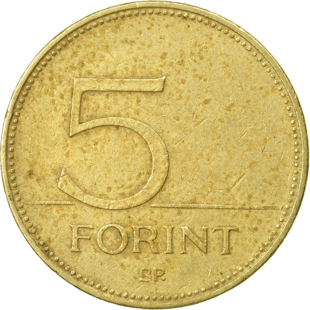 Coin, Hungary, 5 Forint, 1999, Budapest, EF(40-45), Nickel-brass, KM:694