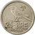 Moneta, Norwegia, Olav V, 25 Öre, 1962, EF(40-45), Miedź-Nikiel, KM:407